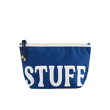 NAVY STUFF ZIP POUCH