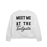 WHITE TAILGATE RELAXED SWEATSHIRT