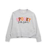 GREY SPOOKY SEASON RELAXED SWEATSHIRT