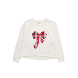 Small Tartan Bow Lounge Sweatshirt
