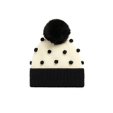 Black Jolly Pom Pom Beanie