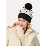 Black Jolly Pom Pom Beanie