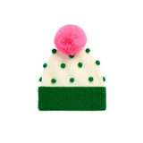 Green Jolly Pom Pom Beanie