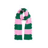 Green Scala Stripe Scarf