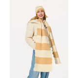 Tan Scala Stripe Scarf