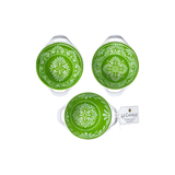 Paloma Green Mini Handled Bowls