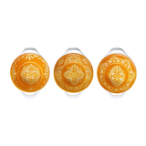 Paloma Orange Mini Handled Bowls