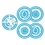 Sicily Teal Appetizer Plates