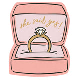 SHE SAID YES DIECUT NAPKIN