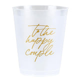 TO THE HAPPY COUPLE FROST FLEX PARTY CUPS