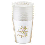 TO THE HAPPY COUPLE FROST FLEX PARTY CUPS
