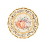 Turkey & Gourds Paper Salad Plates