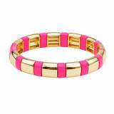 Gold Crush Tile Bracelet