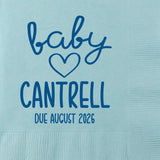 Personalized Baby Name Napkins Set of 50