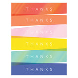 COLOR PLAY BOXED THANK YOU CARDS