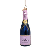 PINK BOTTLE CHAMPAGNE ORNAMENT