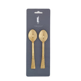 SONIA COCKTAIL GOLD SPOON SET/ 2