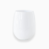 White Stemless Wine Glass