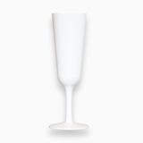 White Champagne Flute