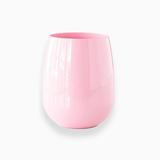 Pink Stemless Wine Glass