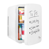 White Vibe Dry Erase 15L Mini Fridge