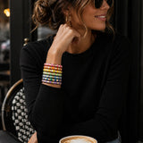 Gold Crush Tile Bracelet