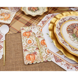 Turkey & Gourds Paper Guest Napkins