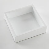 WHITE BEVERAGE NAPKIN HOLDER