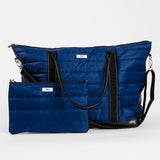 TRIPLE ADVISOR TRAVEL BAG NAVY PUFFER