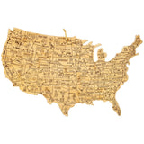 XXL USA Destination Bamboo Cutting Board