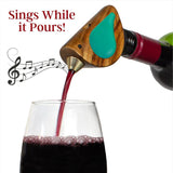 THE SONGBIRD BOTTLE TOPPER - TURQUOISE