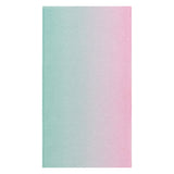 1.5 SHEER RIBBON-PINK TO TEAL OMBRE