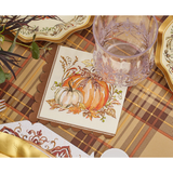 TURKEY & GOURDS PAPER BEVERAGE NAPKINS