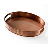 COPPER PLATED SERVING TRAY