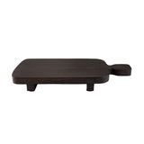 PEDESTAL BLACK SERVING BOARD MEDIUM