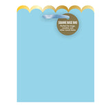 BLUEBELL-SIMPLE SCALLOP SMALL SQUARE TOTE BAG