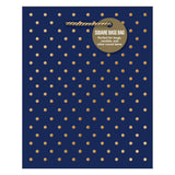 GOLD SWISS DOT-MIDNIGHT BLUE SMALL TOTE BAG