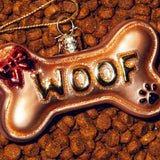 Dog Bone Christmas Ornament