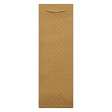 GOLD SWISS DOTS-GOLD BOTTLE GIFT BAG