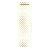 GOLD SWISS DOTS-CREAM BOTTLE BAG