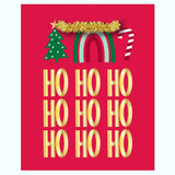 HAPPY CHRISTMAS ICONS MINI GIFT BAG
