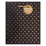 GOLD SWISS DOTS-BLACK SMALL TOTE BAG