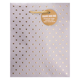 GOLD SWISS DOTS-SILVER SMALL TOTE BAG