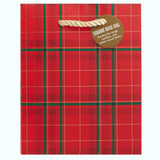 PLAID TIDINGS SMALL GIFT BAG