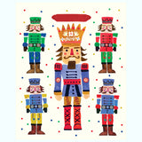 FESTIVE NUTCRACKER SMALL SQUARE GIFT BAG