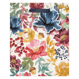 FALL FLORALS SMALL SQUARE GIFT BAG