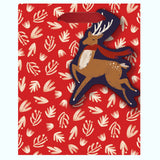 JOYFUL PRANCER TRACKS SMALL SQUARE GIFT BAG