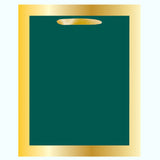 GREEN GOLD ELEGANCE SMALL SQUARE GIFT BAG