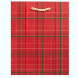 PLAID TIDINGS MEDIUM GIFT BAG