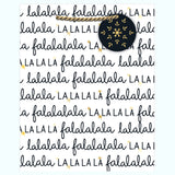SCRIPT FA LA LA LA MEDIUM GIFT BAG